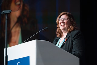 Dr. Fader speaking