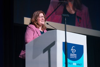 Dr. Fader speaking