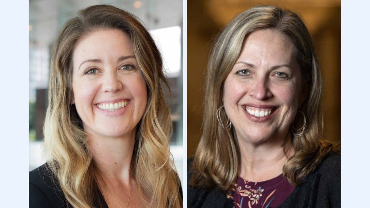 Kelsey Wood (left) and Kim Hoarle, MBA, CAE